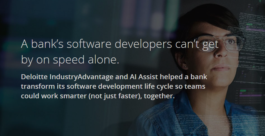 A bank’s software developers can’t get by on speed alone. 