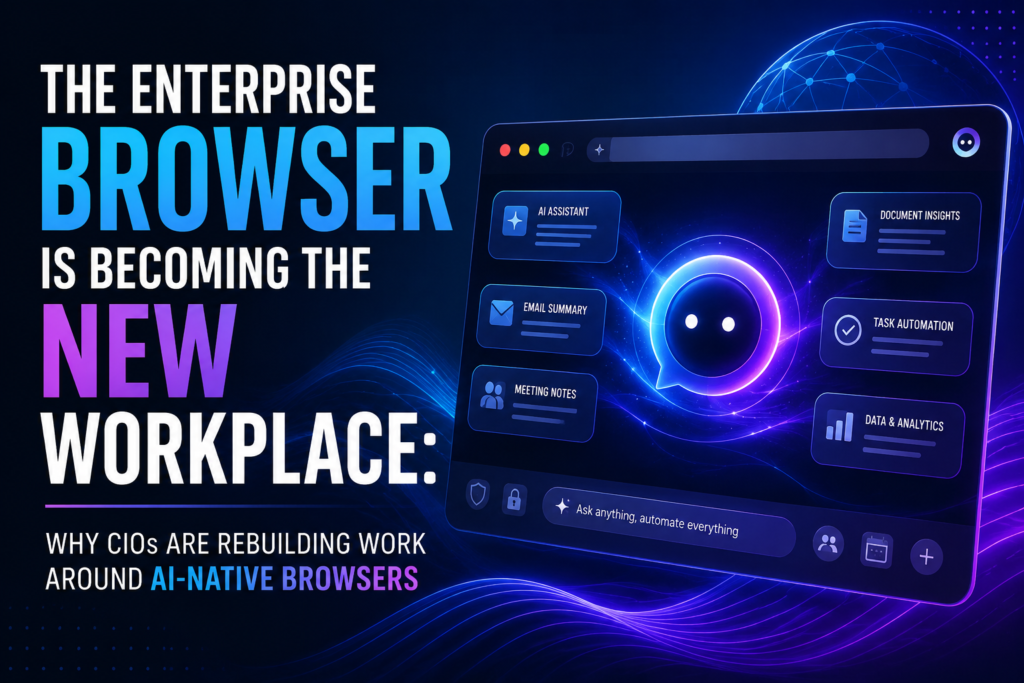 The Enterprise Browser Is Becoming the New Workplace: Why CIOs Are Rebuilding Work Around AI-Native Browsers