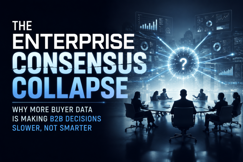 The Enterprise Consensus Collapse: Why More Buyer Data Is Making B2B Decisions Slower, Not Smarter